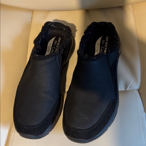 Skechers Black Cozy Slip-Ons - Picture 2 of 10